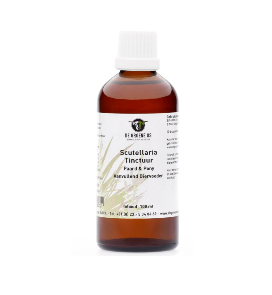 De Groene Os Scutellaria Tinctuur - 100 Ml 3 De Groene Os Scutellaria Tinctuur - 100 Ml