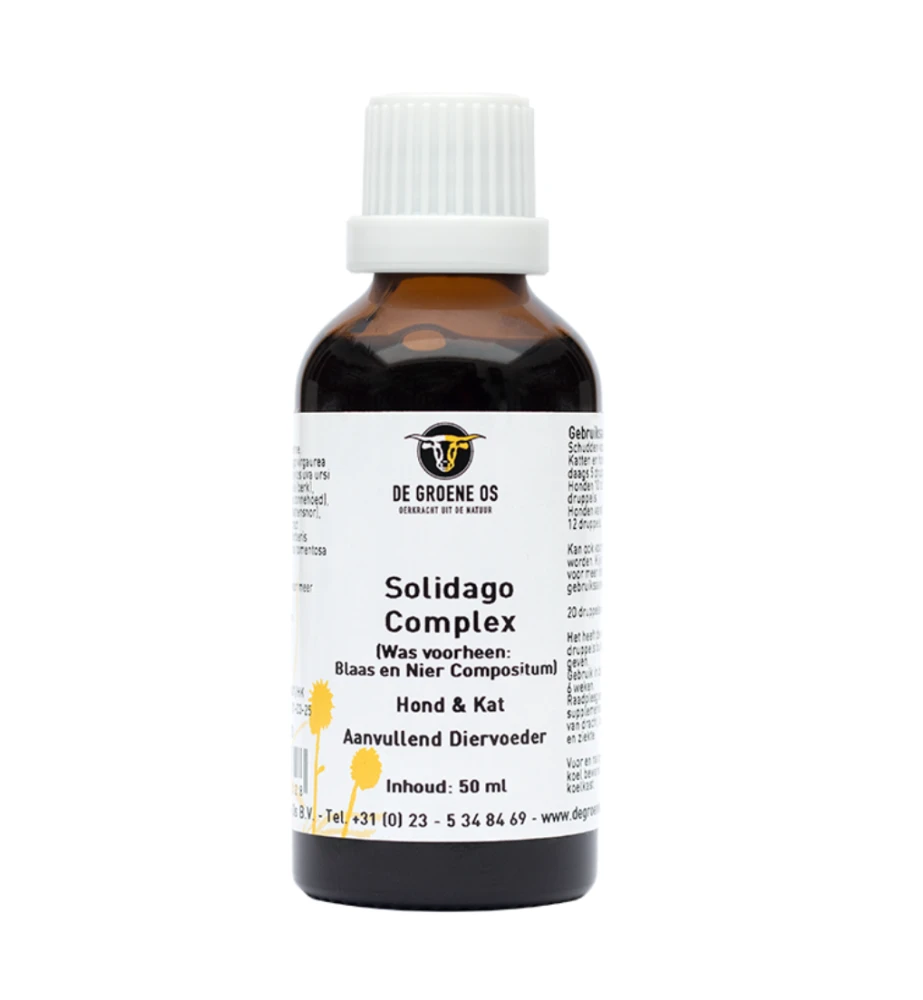 De Groene Os Solidago Complex Hond & Kat - 50 Ml 3 De Groene Os Solidago Complex Hond & Kat - 50 Ml