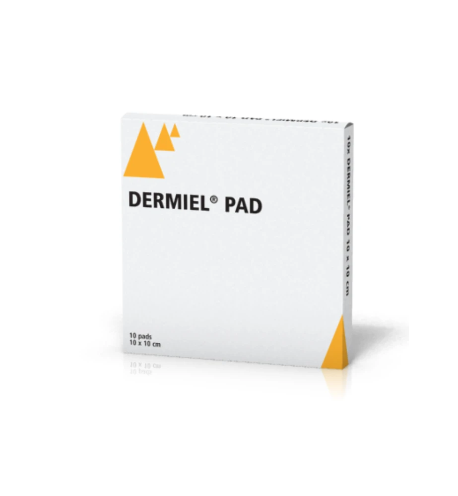 Dermiel Wondpads - 10 Stuks 10 X 10 Cm 3 Dermiel Wondpads - 10 Stuks 10 X 10 Cm