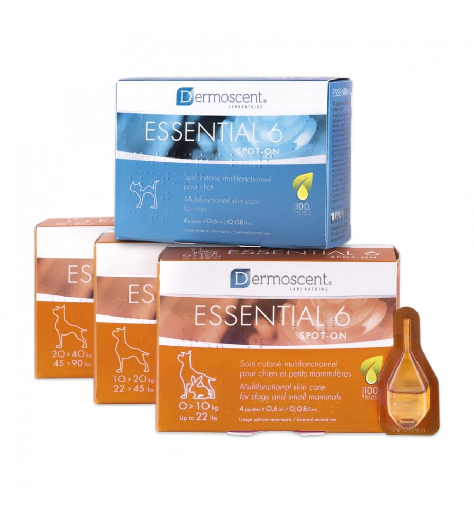 Dermoscent Essential 6 Spot-on - 4 Pipetten 4 Dermoscent Essential 6 Spot-on - 4 Pipetten - Afbeelding 2