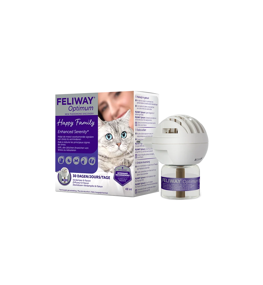 Feliway Optimum Verdamper Startset 3 Feliway Optimum Verdamper Startset