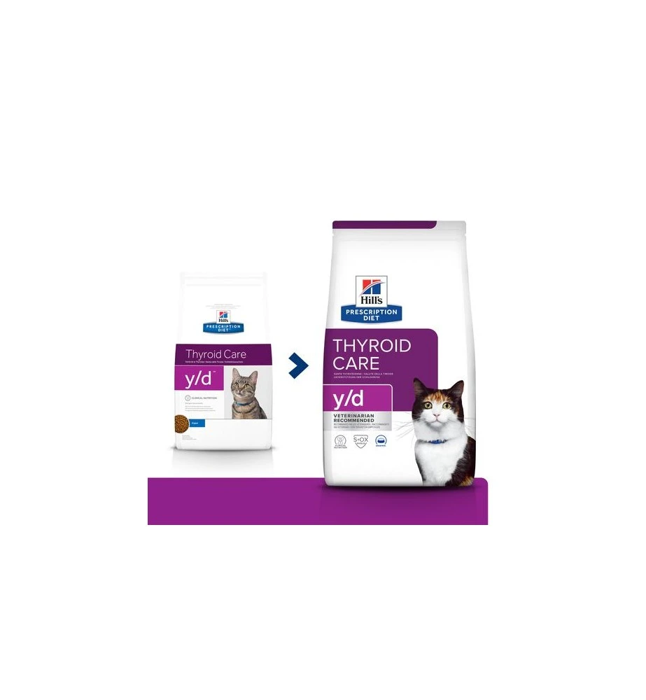Hill's Prescription Diet Y/D Thyroid Care 4 Hill's Prescription Diet Y/D Thyroid Care - Afbeelding 2