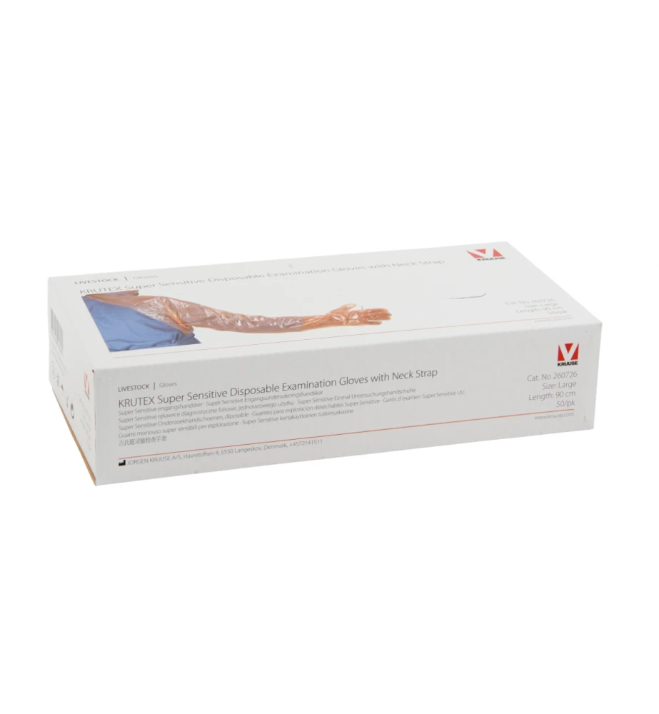 Krutex Onderzoekshandschoen Sensitive Met Neckstrap - 50 Stuks 5 Krutex Onderzoekshandschoen Sensitive Met Neckstrap - 50 Stuks - Afbeelding 3